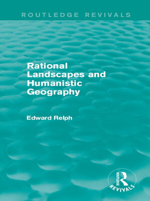 cover image of Rational Landscapes and Humanistic Geography
